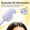 Electric Steam Brush for Hair, 2026 New Rechargeable Steam Hair Straightener & Detangling Brush, Reduces Frizz, Nourishes Hair, Anti-Static (Purple)